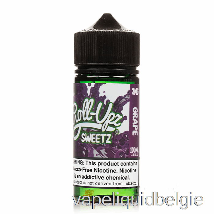 Vape België Druif - Sap Roll-upz E-liquid - 100ml 3mg